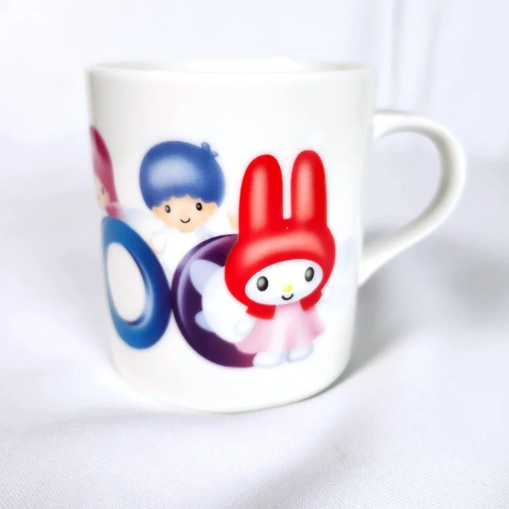 Vintage Sanrio Y2K Hello Kitty‎ My Melody Coffee Mug'2000' graphic Ceramic RARE
